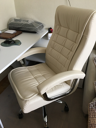 Компьютерное кресло Parker кремовое фото покупателя 3